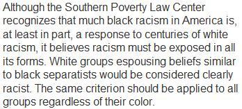 SPLC Black Separatist