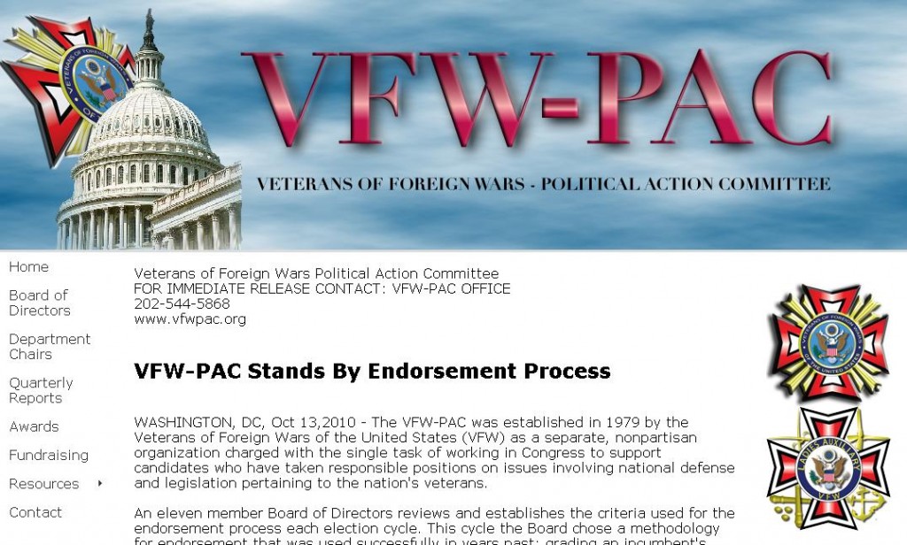 VFW PAC Banner