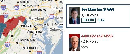 WV voter map Mineral Co