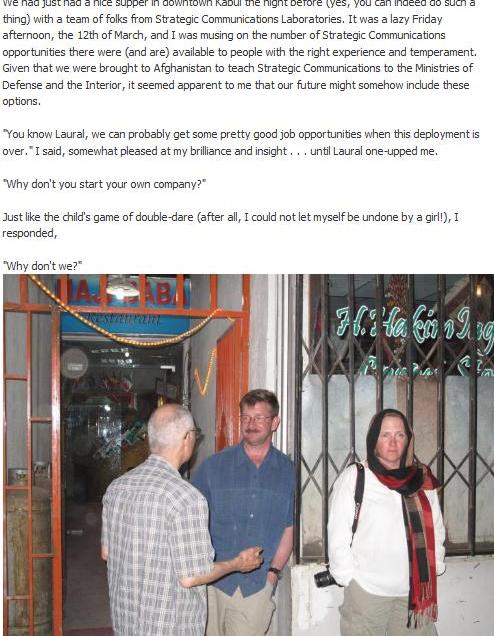 Holmes Lavine in Kabul