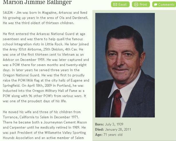 Marion Jimmie Ballinger