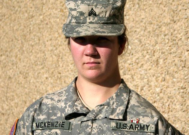 MacKenzie phony female soldier