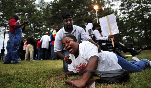 Emoting for a cop killer