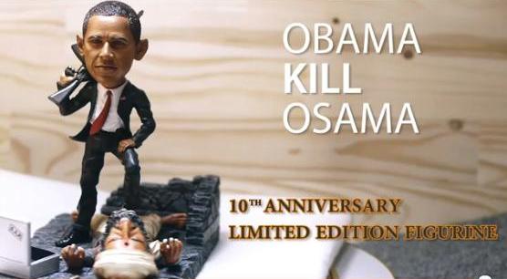 Obama Osama action figure