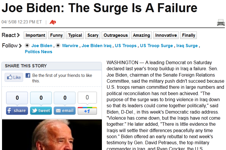 Biden surge failure