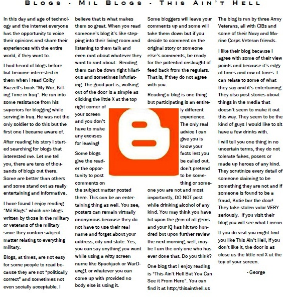 Newletter from Montana