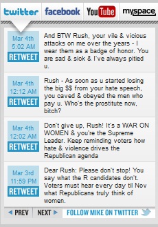 Moore on Limbaugh Tweets