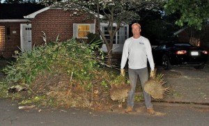 Former SF sergeant with mutilated shrubbery