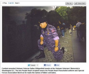 Wittgenfeld at the wall