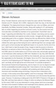 Acheson IVAW profile
