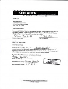 Aden Withdrawal Letter