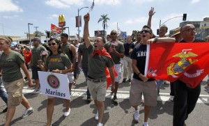 San Diego Gay pride 2012 servicemembers