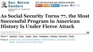 Bernie Sanders most successful program