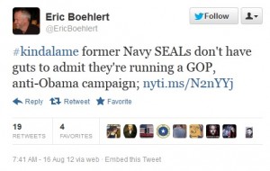Boehlert tweets SEALs