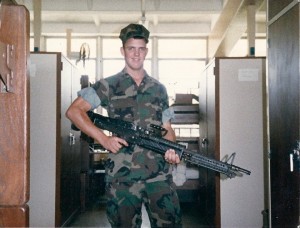 LCPL Benson and friend