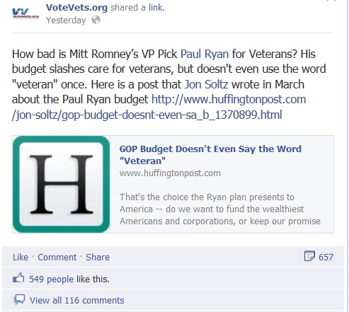 VoteVets FB Ryan
