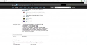 Larry Sims linked in profile military claims-1