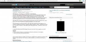 Larry Sims linked in profile3