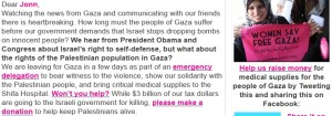 Code Pink Gaza hearts