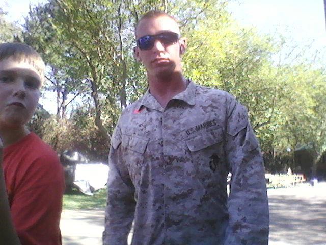 Ryan Brashears in Marine uniform 1