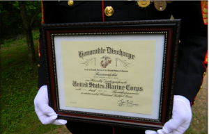 Hawley Discharge cert.