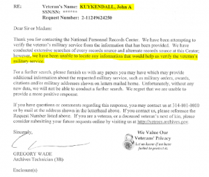 John Kuykendall FOIA