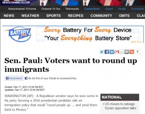 San Antonio rand Paul round em up