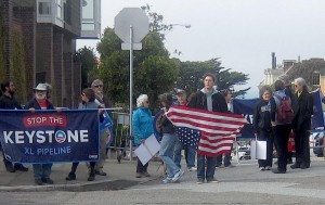 upside down flag guy