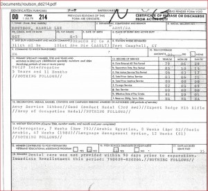Harold L. Routson DD214b