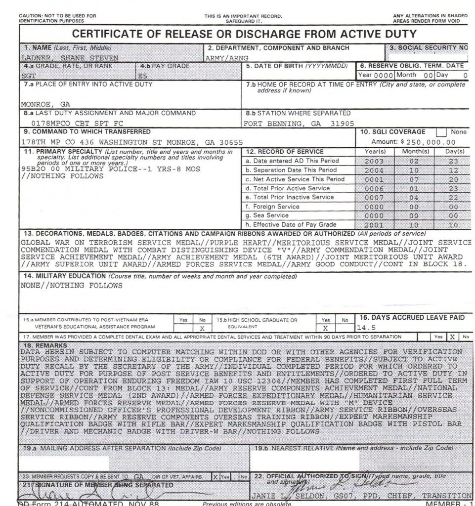 Ladner DD214 (redacted)