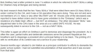 Benghazi SEALs