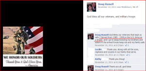 Doug Russell claiming 10 yr. sniper