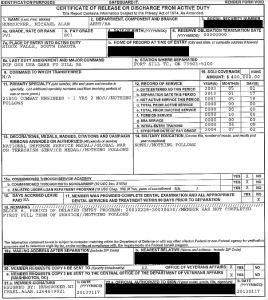 Michael Hunsucker dd214real