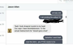 Jason Allen shrapnel