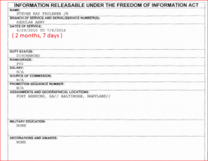 Steven Faulkner FOIA