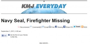 Navy SEAL firefighter missing