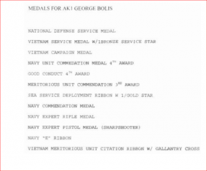 George T. Bolis awards