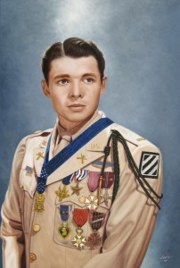 Audie Murphy Oil Painting