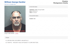 William George Hackler Mugshot