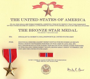Robert B. Holingsworth US. Bronze Medal Vietnam 1968