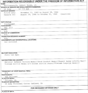 Robert B. Hollingsworth FOIA