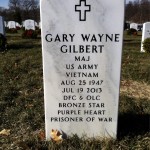 Gary Wayne Gilbert Arlington Headstone