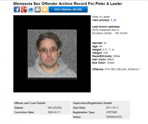 Peter Lawler Sex Offender