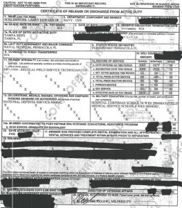 Schlesinger, Larry Edward DD214