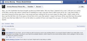 Jeremy Mooney SEAL Tattoo apology