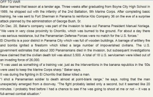 Sonny Baker - off to war