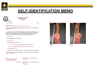Tattoo self-ID Memo