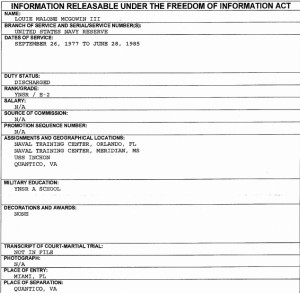 Louie Malone McGowin FOIA