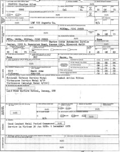 Charles Chavous 1st DD214
