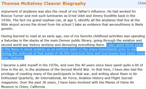 Thomas Cleaver Bio